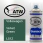 Preview: Volkswagen, Velvet Green, L512: 400ml Sprühdose, von ATW Autoteile West.